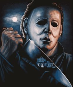 Michael Myers Horror Paint By Numbers