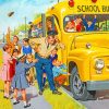 School Bus Adventures Paint By Numbers