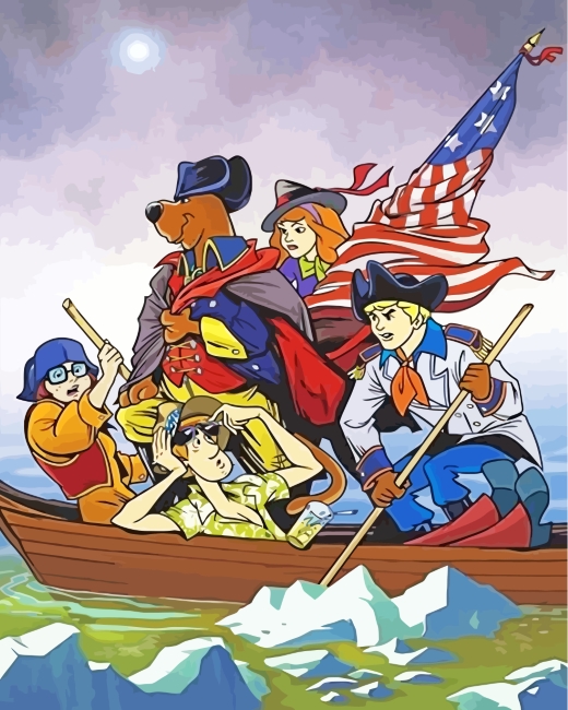 finalizing the Scooby Doo artwork