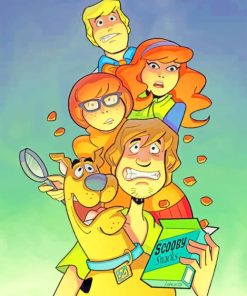 Scooby Doo Mystery Crew Paint By Numbers