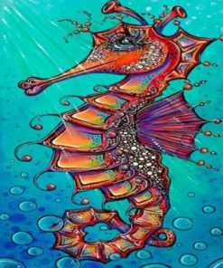 Seahorse Wildlife Paint By Numbers