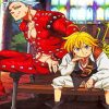 Meliodas and Ban Anime Paint By Numbers