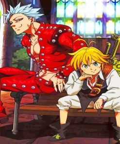 Meliodas and Ban Anime Paint By Numbers