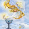 Golden Fishes Tarot Paint By Numbers