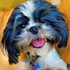 Shih Tzu Puppy Fun Paint By Numbers