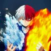 Shoto Todoroki Anime Paint By Numbers