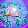 Siamese Cat Under Moonlight Paint By Numbers