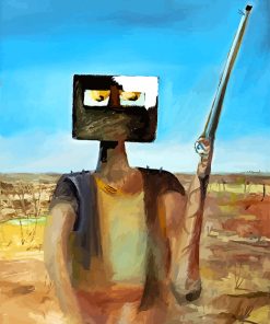 Sidney Nolan Ned Kelly Bushranger Paint By Numbers
