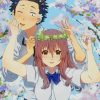 Silent Voice Anime Shouko Nishimiya Paint By Numbers