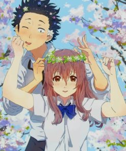Silent Voice Anime Shouko Nishimiya Paint By Numbers