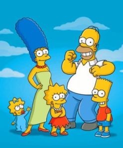 Simpson Family Animation Paint By Numbers
