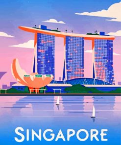 Singapore Scenery Paint By Numbers