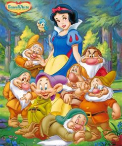 Disney Snow White Paint By Numbers