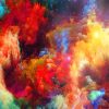 Colorful Space Nebula Paint By Numbers