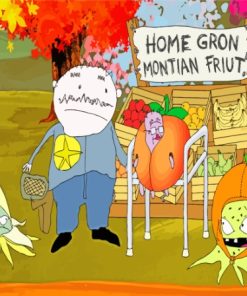 Squidbillies Cartoons Comedy Paint By Numbers