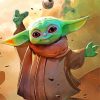 Baby Yoda Grogu Paint By Numbers