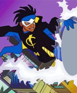Static Shock Anime Paint By Numbers