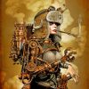 Steampunk Sci-Fi Woman Paint By Numbers