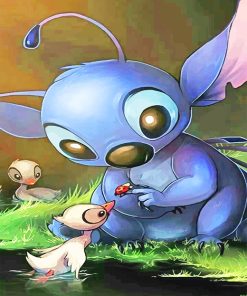 Stitch and Ducks Disney Paint By Numbers