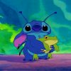 Stitch and Frog Cartoon Paint By Numbers