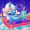 Aesthetic Stitch Animation Paint By Numbers