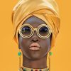 Chic African Woman Paint By Numbers
