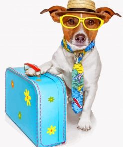 Stylish Dog Paint By Numbers