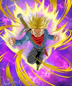 Super Saiyan Trunks Anime Paint By Numbers