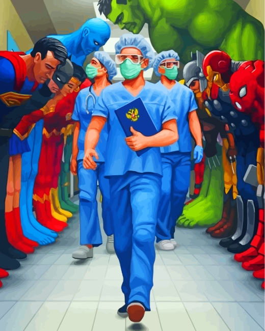 Finalizing the Honoring Medical Heroes Artwork