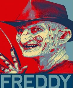 Freddy Krueger Horror Paint By Numbers