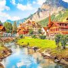 Switzerland Nature Scenery Paint By Numbers