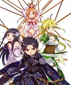 Sword Art Online Anime Paint By Numbers