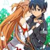 Sword Art Online Anime Couple Paint By Numbers