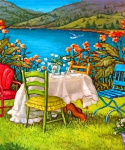 Landscape Table Art Paint By Numbers