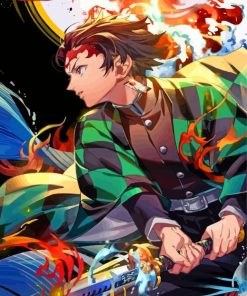 Kimetsu No Yaiba Tanjiro Paint By Numbers