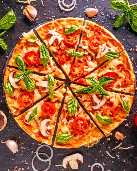 Finalizing Tasty Italian Pizza Artwork