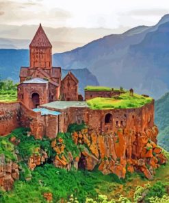 Scenic Tatev Monastery Armenia Paint By Numbers