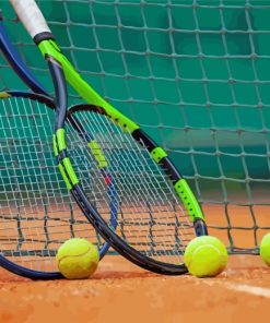 Tennis Equipment Fun Paint By Numbers