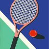 Tennis Racket Sports Paint By Numbers