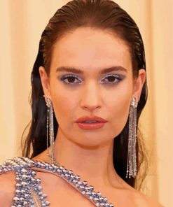 Lily James Celebrity Paint By Numbers