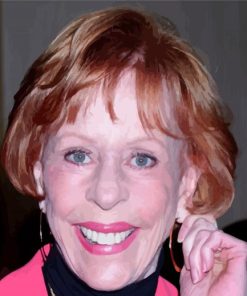 Carol Burnett Comedy Icon Paint By Numbers