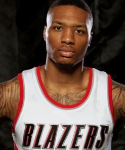 Damian Lillard Basketball Star Paint By Numbers