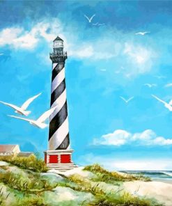 North Carolina Cape Hatteras Paint By Numbers