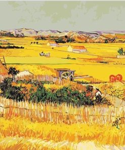 Van Gogh Harvest Landscape Paint By Numbers