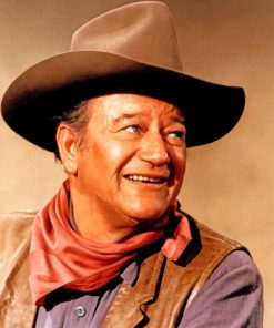 John Wayne Cowboy Icon Paint By Numbers