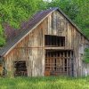 Denton Texas Barn Landscape Paint By Numbers