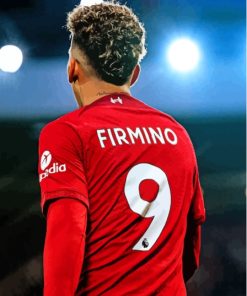 Roberto Firmino Football Star Paint By Numbers