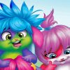The Popples Cartoon Paint By Numbers