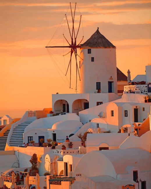 Finalizing Thira Santorini artwork image