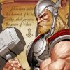 Thor Marvel Superhero Paint By Numbers